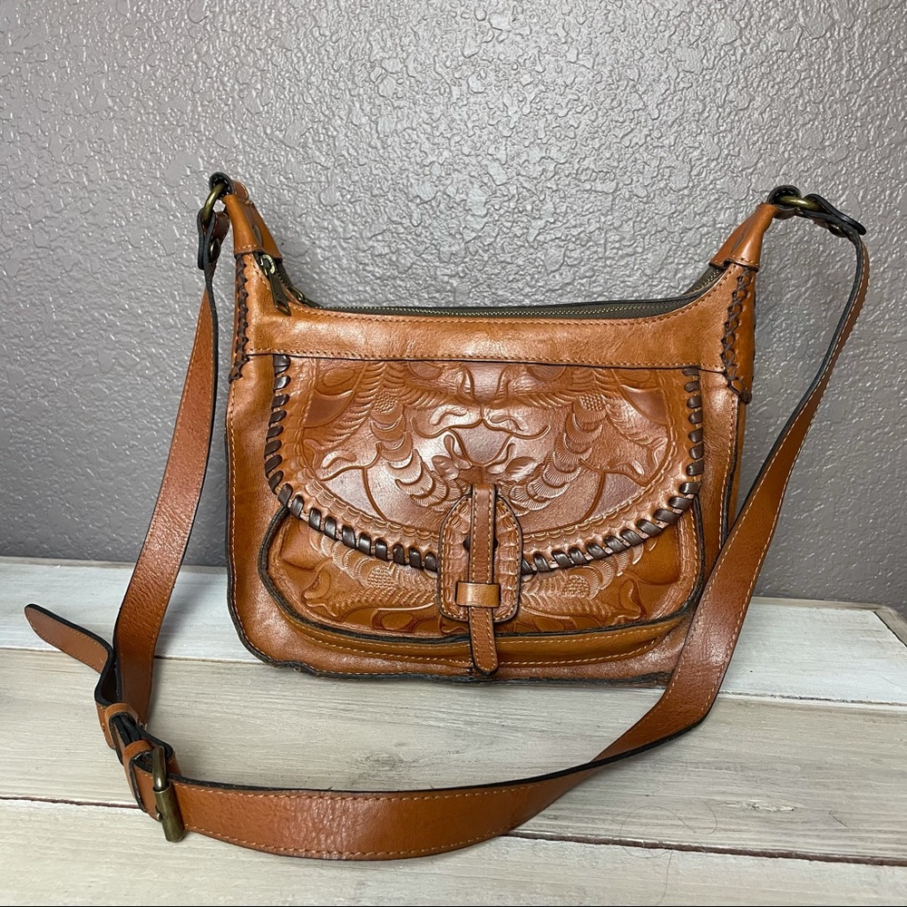 Patrician Nash Camilia Double Zipper Crossbody bag